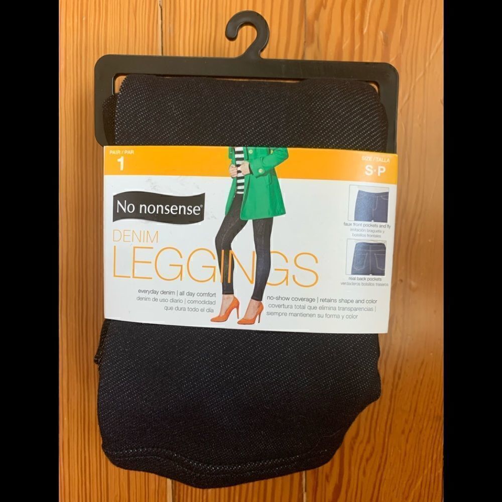 NWT No Nonsense Denim Leggings